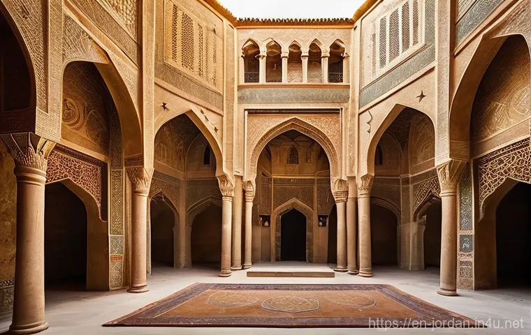 요르단 역사 속 주요 사건 - **Roman Jerash: A Lively Forum Scene**
    "An aerial view, slightly lowered to human perspective, c...
